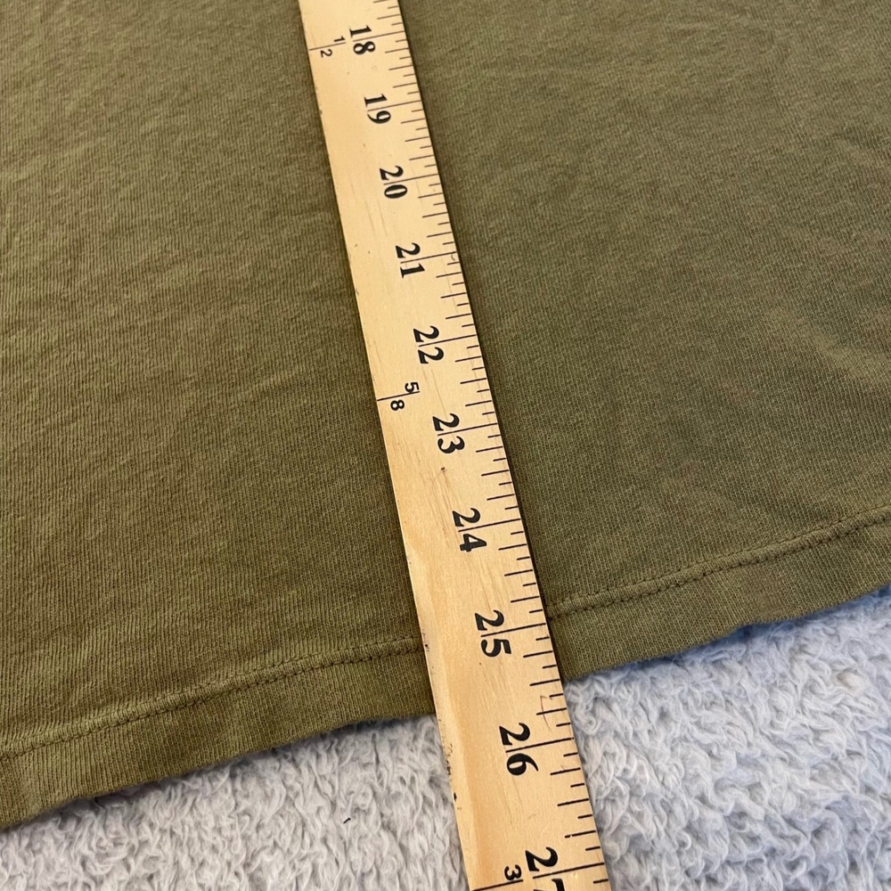 Imogene and Willie T-Shirt Men Small Olive Green Short Sleeve Crew Neck USA Made - Picture 6 of 8